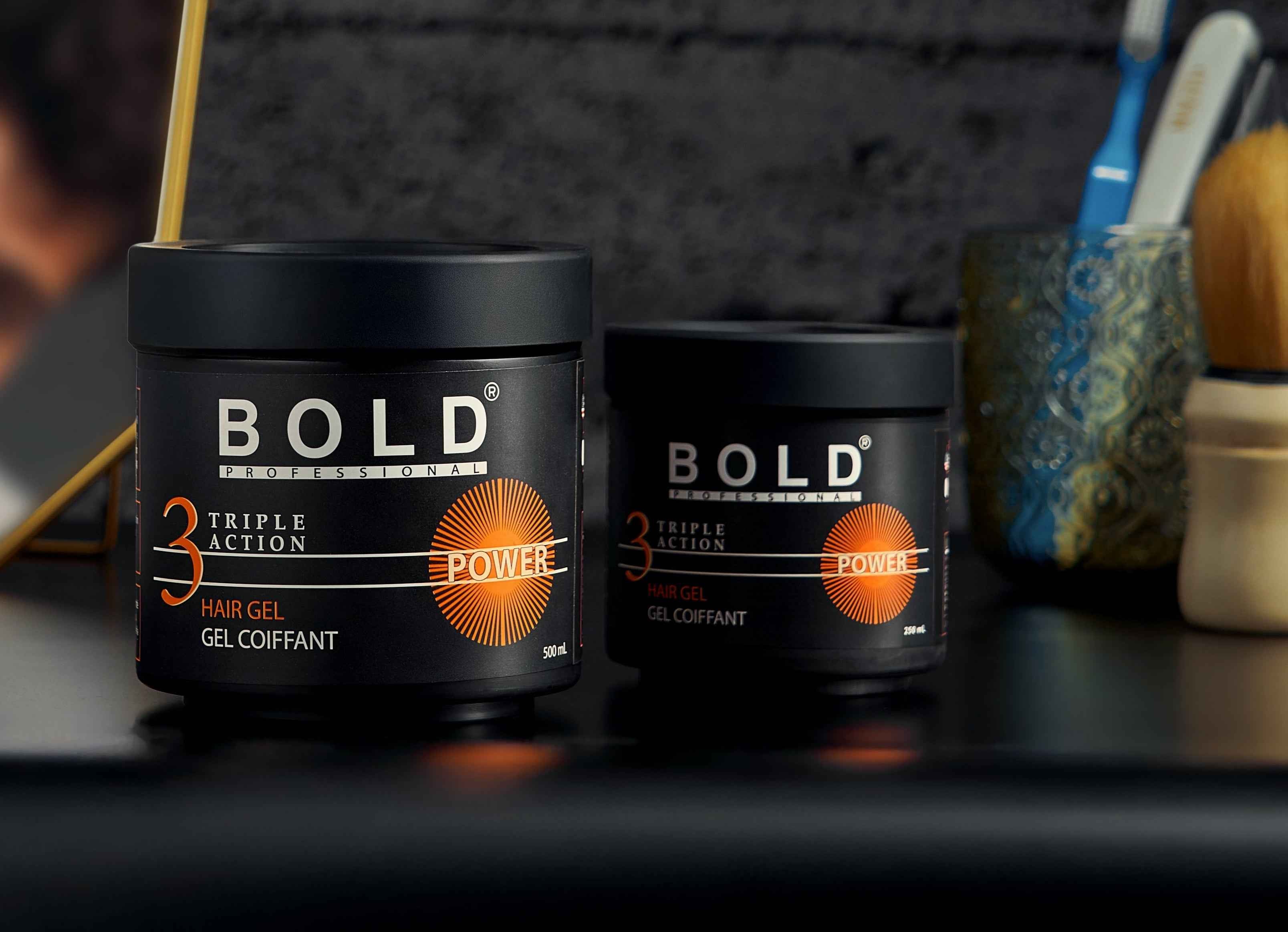 Bold Hair Gel Power |for Sleek, Wavy, or Curly Styles